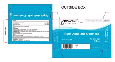 2261_ps Triple Antibiotic 0.5g 10pk Box_010726 Cder (2261 Ps Triple Antibiotic 0.5g 10pk Box 010726 Cder)